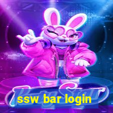 ssw bar login