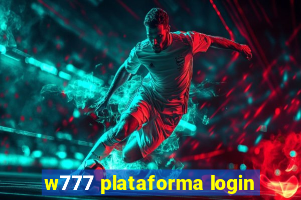 w777 plataforma login