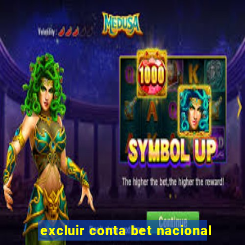 excluir conta bet nacional