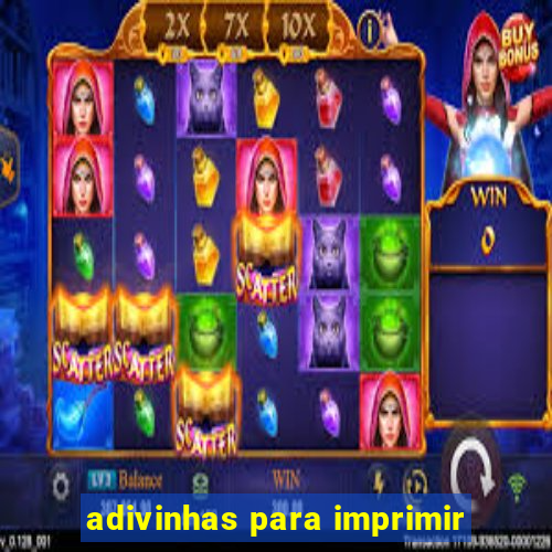 adivinhas para imprimir