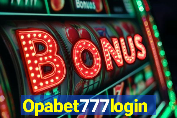 Opabet777login