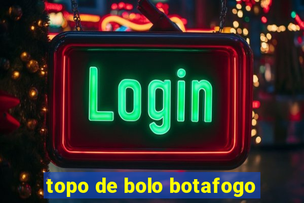 topo de bolo botafogo